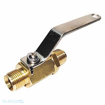 GRAINGER APPROVED Brass Ball Valve Inline MNPT 1/4, 1WML5