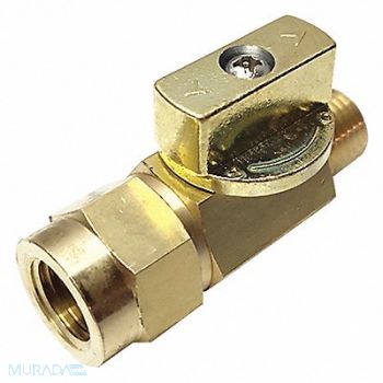 GRAINGER APPROVED Brass Ball Valve FNPT x MNPT 1/4, 1WMN7