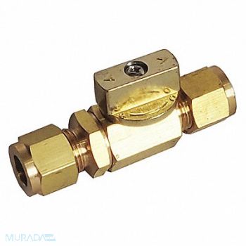 GRAINGER APPROVED Brass Ball Valve Comp x Comp 3/8, 1WMN9