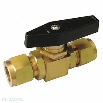 GRAINGER APPROVED Brass Ball Valve Comp x Comp 1/2, 1WMU1
