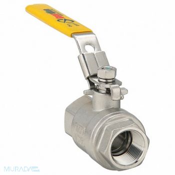 GRAINGER APPROVED SS Ball Valve FNPT 3/4, 1WMY3
