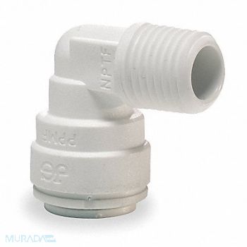 JOHN GUEST 90 Elbow Acetal Copolymer Pk10, 1WTJ8