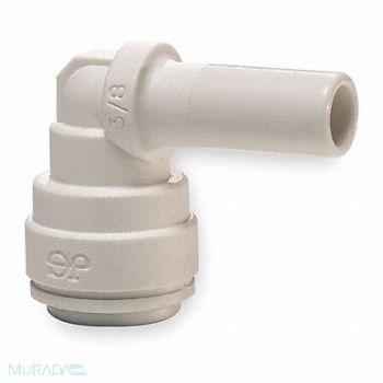 JOHN GUEST 90 Elbow Tube OD 1/2 in Poly PK10, 1WTT7