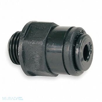 JOHN GUEST Adapter 15/32 Tube OD Black PK10, 1WTW4