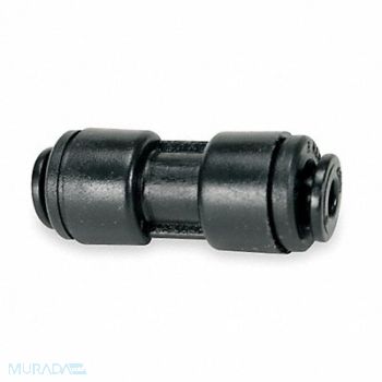 JOHN GUEST Adapter Union 15/32 Tube OD Black PK10, 1WTX1