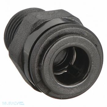 JOHN GUEST Adapter 5/32 Tube OD Black PK10, 1WTX3