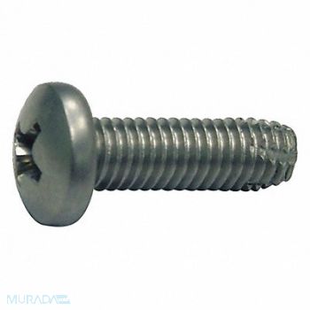 GRAINGER APPROVED Thread Cutting Screw #8 Pan 1/2 L PK100, 1WU32