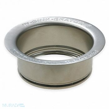 IN-SINK-ERATOR Sink Flange Polished Stainless Steel, 1WXC1