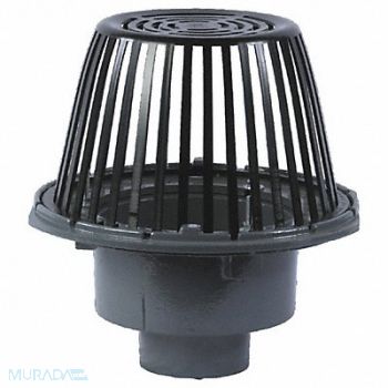 WATTS Roof Drain 4 In Pipe Dia Cast Iron, 1WXC4