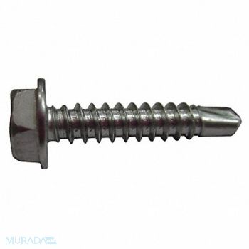 GRAINGER APPROVED Drill Screw Hex 1/4 SS410 3/4 L PK50, 1WY18