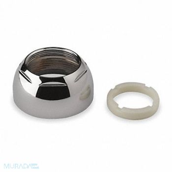 DELTA Faucet Cap Chrome Adjustable Ring, 1NNX7