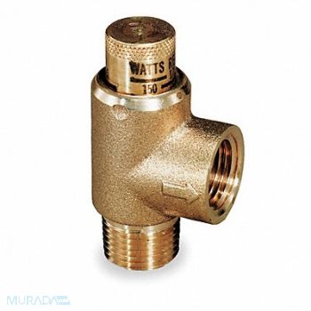 WATTS Adjustable Relief Valve 3/4 x 1/2 175psi, 2X318