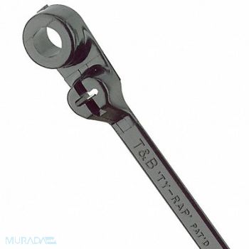 TY-RAP Cable Tie Mountable 7.8 in Black PK1000, 1XFV3