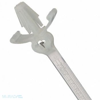 TY-RAP Cable Tie Mountble 7.8in Natural PK1000, 1XFV6