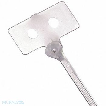 TY-RAP Cable Tie w ID Tag 4 in Natural PK500, 1XFW1