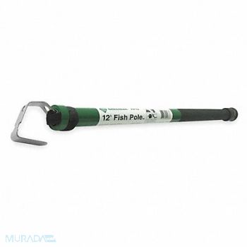 GREENLEE Telescoping Fish Stick 12 ft Fiberglass, 1XGB8