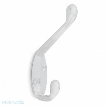 GRAINGER APPROVED Double Point Hook White, 1XNE3