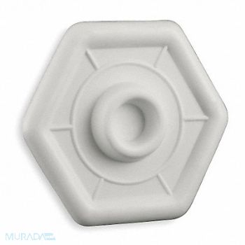 GRAINGER APPROVED Protector Plate White Dia 3-4/5 In., 1XNK3