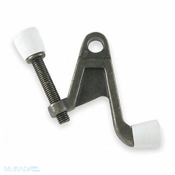 GRAINGER APPROVED Door Stop Hinge Pin Antique Brass, 1XNK4