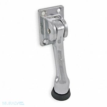 GRAINGER APPROVED Lever Door Holder Chrome Zinc 4 In., 1XNK8