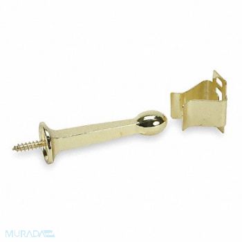 GRAINGER APPROVED Automatic Door Holder Brass Ivory Wall, 1XNK9