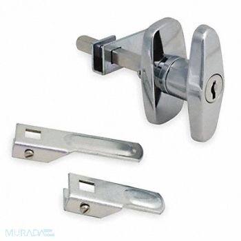 GRAINGER APPROVED Cam Latch Keyed Bright Chrome, 4RRE5