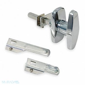 GRAINGER APPROVED Cam Latch Nonlocking Chrome T Handle, 1XNZ2