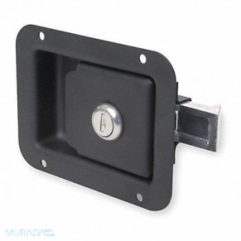 GRAINGER APPROVED Paddle Latch Keyed Black Powder Coated, 1XPB8