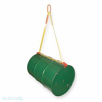 DAYTON Drum Sling Yellow Horizontal Polyester, 1XWA5