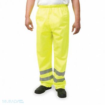 CONDOR Safety Over Pants Lime Size 52 to 54x34, 1YAW1