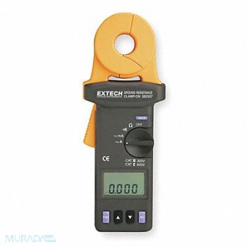 EXTECH Clamp On Earth Resistance Tester LCD, 1YB44