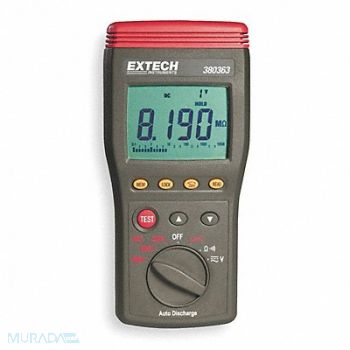 EXTECH Megohmmeter 250/500/1000V DC LCD Case, 1YB54
