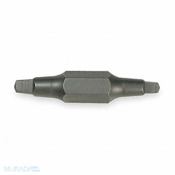 KLEIN TOOLS Insert Bit SAE 1/4 Hex #1/#2 1-1/4 PK2, 1YBR9