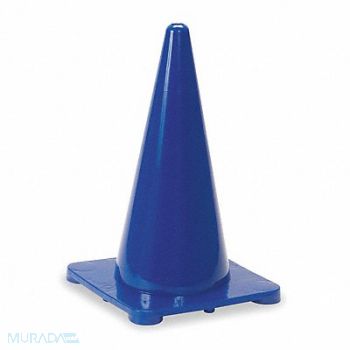 GRAINGER APPROVED H1545 Traffic Cone 18 In.Blue, 1YBW4