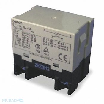 OMRON H8132 Enclosed Power Relay 4Pin 240VAC SPST-NO, 1YCF4