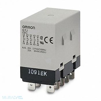 OMRON Enclosed Power Relay 10Pin 120VAC DPST, 1YCH9
