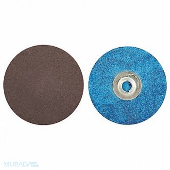 NORTON J0825 Quick-Change Sand Disc 3 in Dia TS PK50, 1YFL7