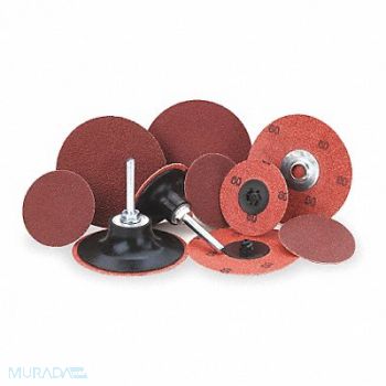 MERIT J0775 Quick-Change Sand Disc 3 in Dia TP PK50, 1YFV5