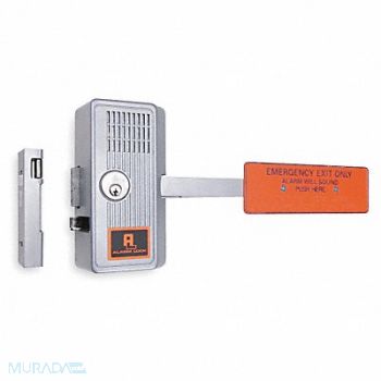 ALARM LOCK Emergency Exit Door Alarm 99dB Chrome, 1YND4