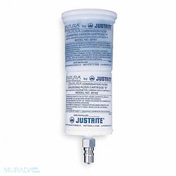 JUSTRITE Coalescing/Carbon Filter Polyethylene, 1YNK9