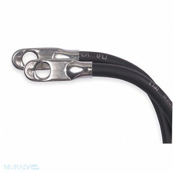 SOUTHWIRE Battery Cable with Lugs 4 ga Black, 1YPG9