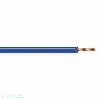 GENERAL CABLE Hookup Wire 22 AWG Blue 1000 ft., 19G511