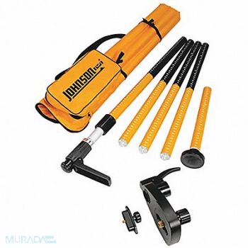 JOHNSON Interior Laser Pole 5/8-11 Aluminum, 1YRT2