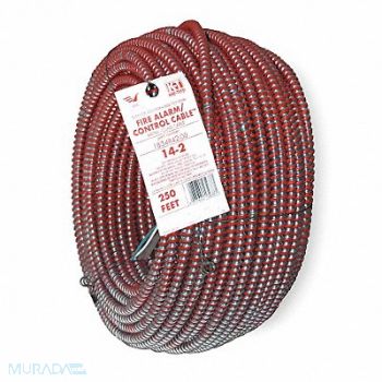 AFC FIRE ALARM CABLES Armored Cbl 2 w/Grd 14AWG MC FPLP 250ft, 1YTG2