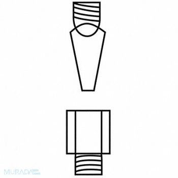 MILLER ELECTRIC MILLER Flat Spot Welder Tip, 1Z430