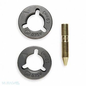 MILLER ELECTRIC MILLER 2pc MIG V-Groove Drive Roll Kit, 1Z621