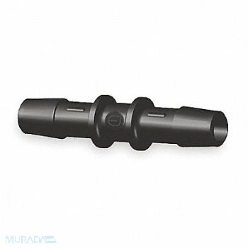 ELDON JAMES Straight Coupler 3/8In Barbed Nylon PK10, 1ZJA2