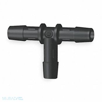 ELDON JAMES Tee 1/8 In Barbed Nylon PK10, 1ZJD9