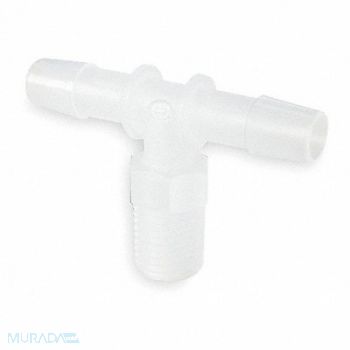 ELDON JAMES Tee Thread To Barb PVDC 3/8 In PK5, 1ZJP2