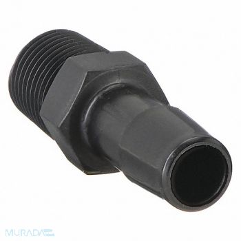 ELDON JAMES Adapter Nylon 3/8 In NPT 150 PSI PK10, 1ZJT3